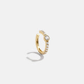 Dani 18K Gold Ear Cuff - Gold/Pavé