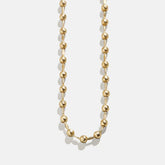 Cluster Charm Necklace Chain - Gold Ball Chain