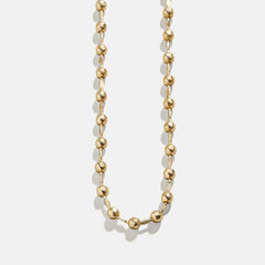 Cluster Charm Necklace Chain - Gold Ball Chain