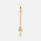 Custom Initial Charm - Gold/Pavé