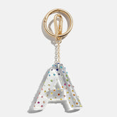 Confetti Initial Bag Charm - Multi