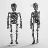 Bone-A-Fide Hottie Earrings - Black