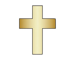 Cross Icon - Gold