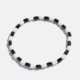 Brighten Up Enamel Beaded Bracelet - Licorice Twist