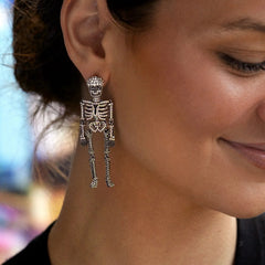 Bone-A-Fide Hottie Earrings - Black/Iridescent