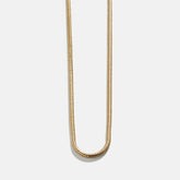 Cluster Charm Necklace Chain - Gold Snake Chain