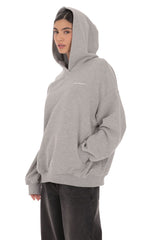 Fleece Lucy Hoodie in Grey