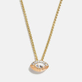 Clove Semi-Precious Birthstone Necklace - Crystal
