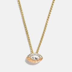 Clove Semi-Precious Birthstone Necklace - Crystal
