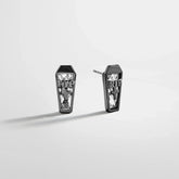Coffin Stud Earrings - Coffin