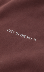 Darted Barrel Lucy Sweatpants in Brown