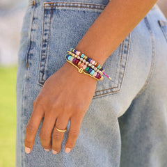 Chelsea Pisa Bracelet - Half Gold/Half Silver