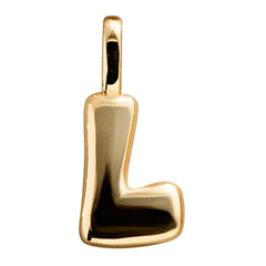 Bubble Letter Cluster Charm - L