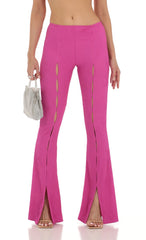Crinkle Two Piece Set in Pink