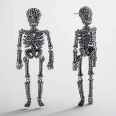 Bone-A-Fide Hottie Earrings - Black