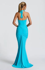 Rosetta Maxi Dress - Aqua