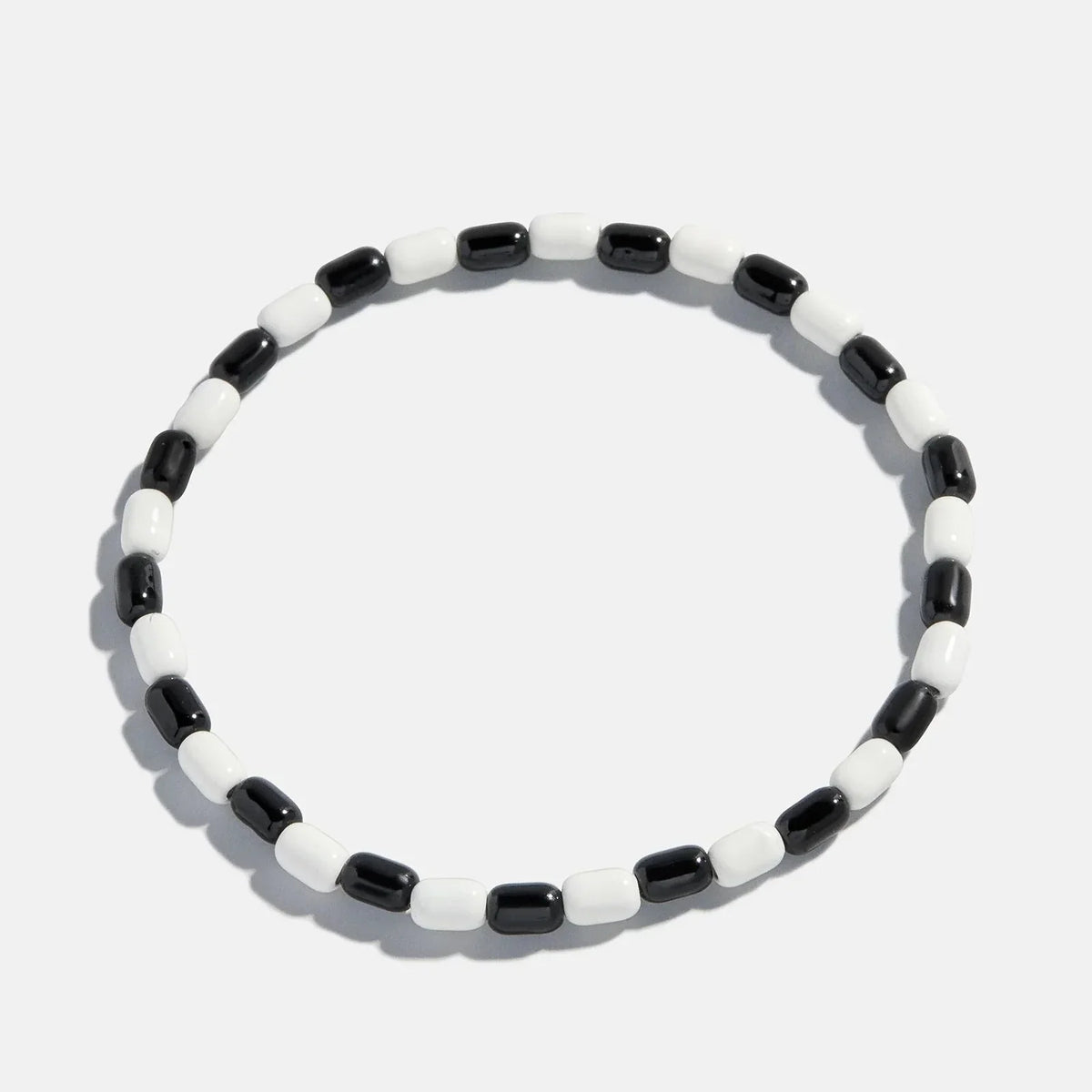 Brighten Up Enamel Beaded Bracelet - Licorice Twist