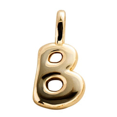 Bubble Letter Cluster Charm - B
