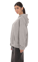 Fleece Lucy Hoodie in Grey