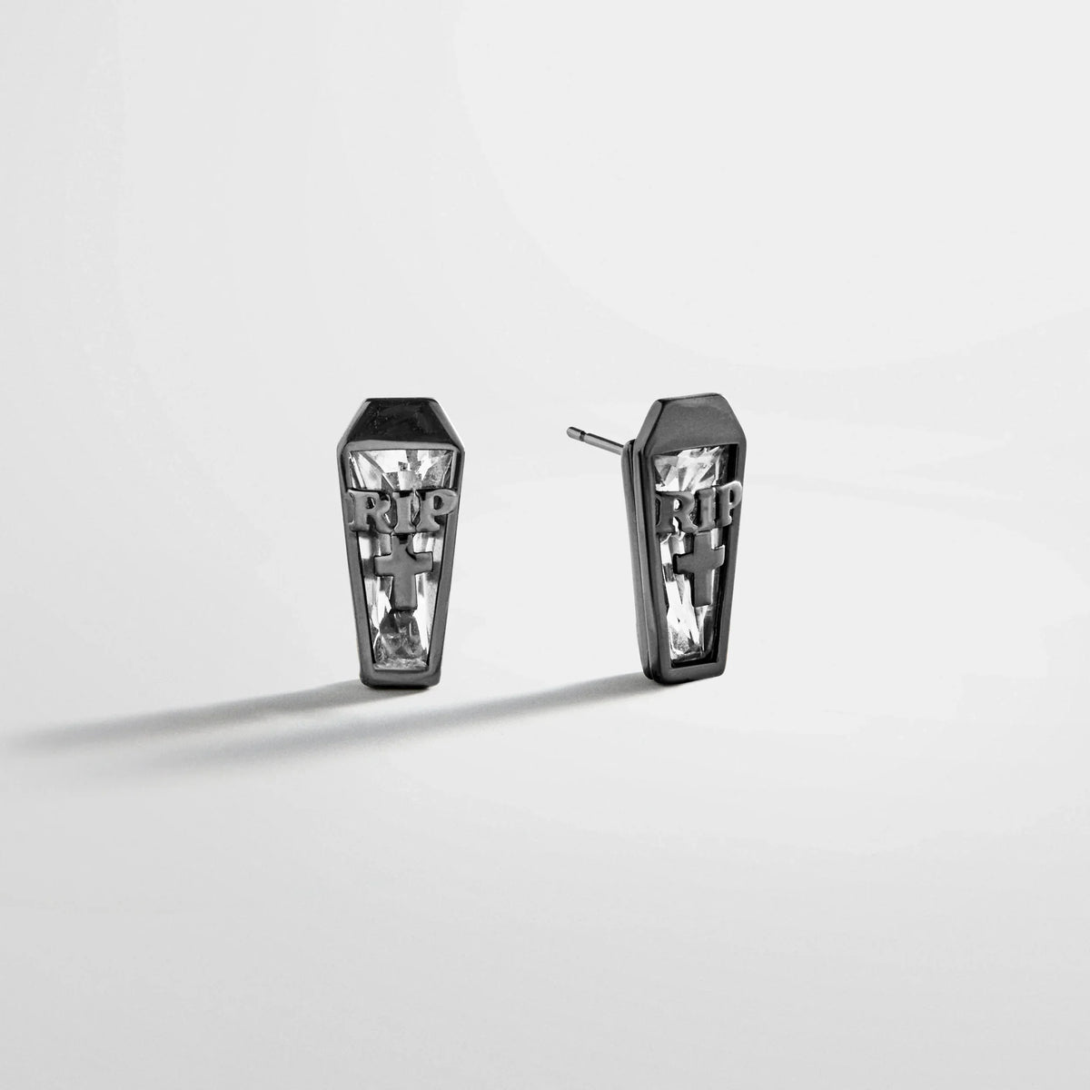 Coffin Stud Earrings - Coffin