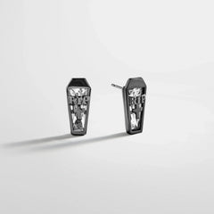 Coffin Stud Earrings - Coffin